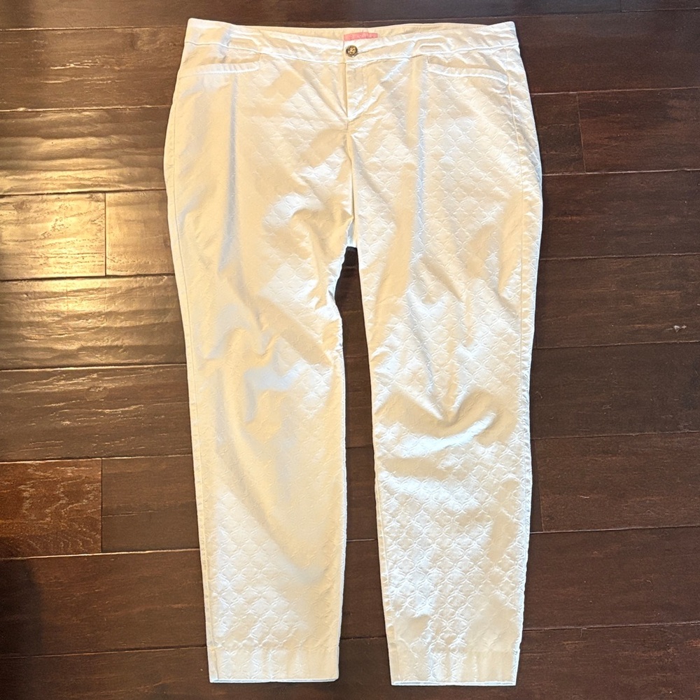 Lilly Pulitzer White Ankle Pants